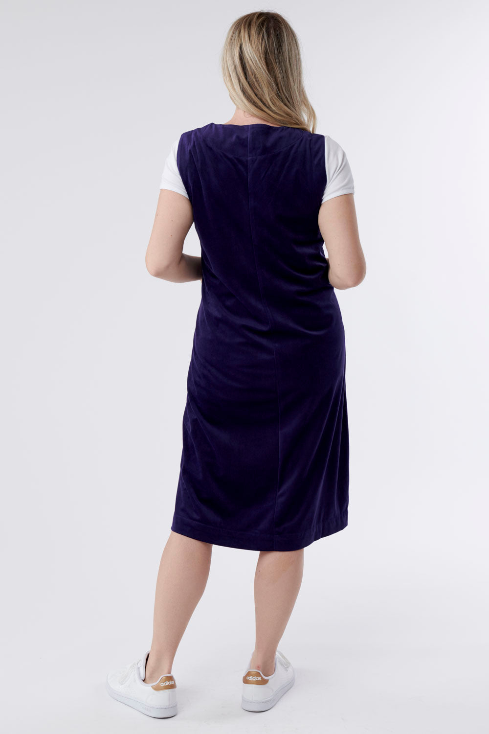 Mae Blue Overall Dress