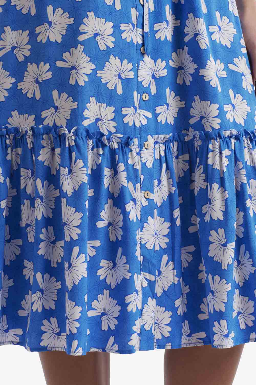 Coco Blue Floral Midi Dress