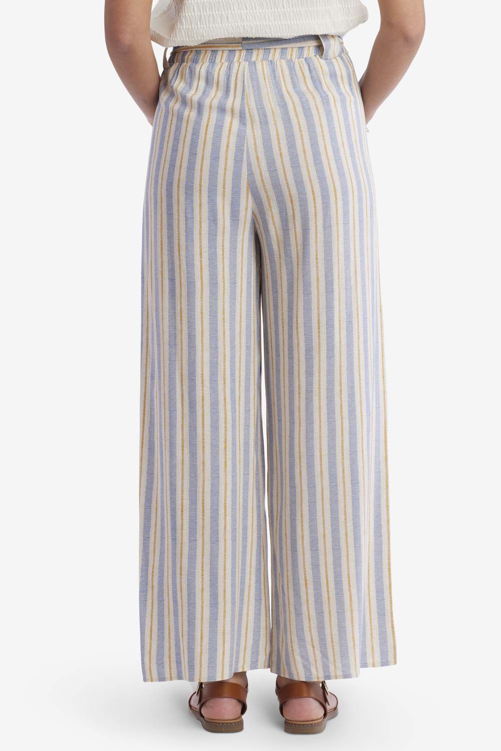 Keaton Paper Bag Striped Pants