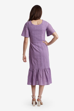 Cambria Eyelet Embroidered Dress