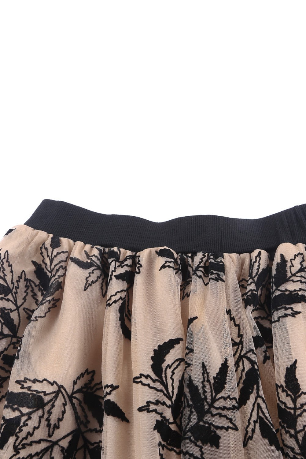 Very Chic Embroidered Tulle Skirt