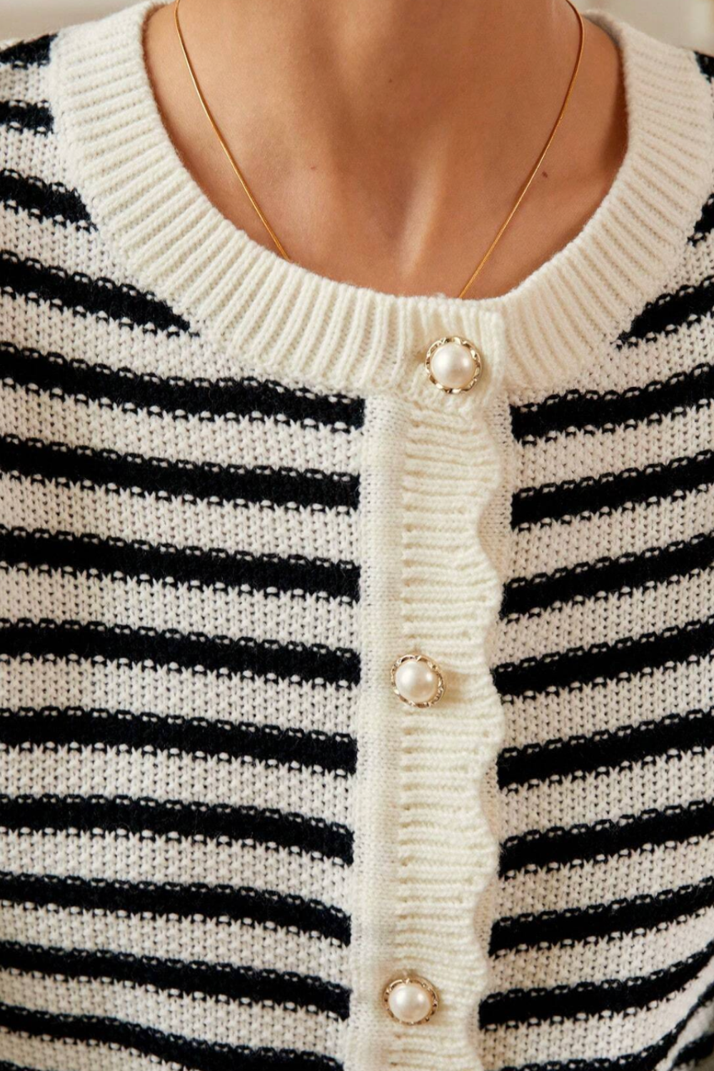 Keeping it Snuggly Striped Cardigan Sweater