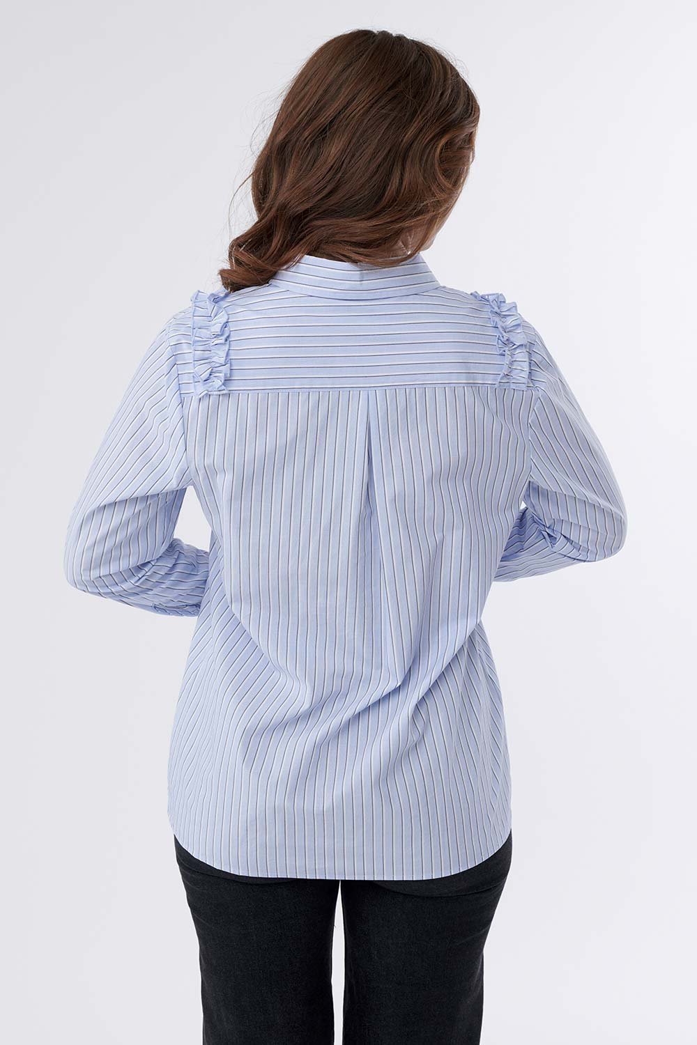 Madison Button Down Striped Top