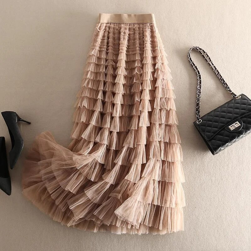 Patricia Layered Tulle Skirt