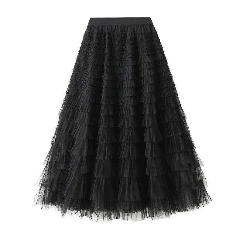 Patricia Layered Tulle Skirt