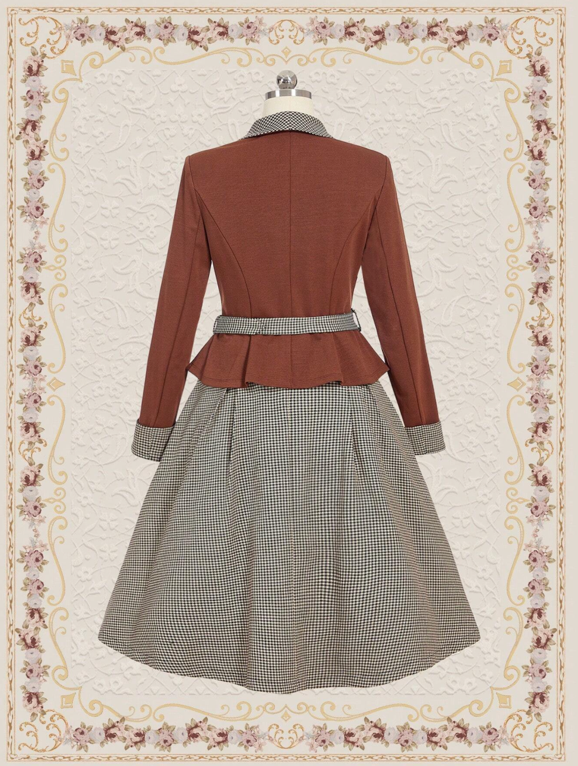 Lana Plaid Skirt and Top Vintage Skirt Set