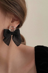 A Cute Bow Ribbon Earrings