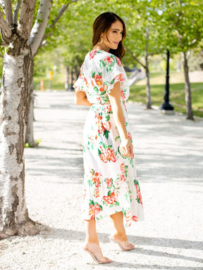 Monroe Floral Midi Dress