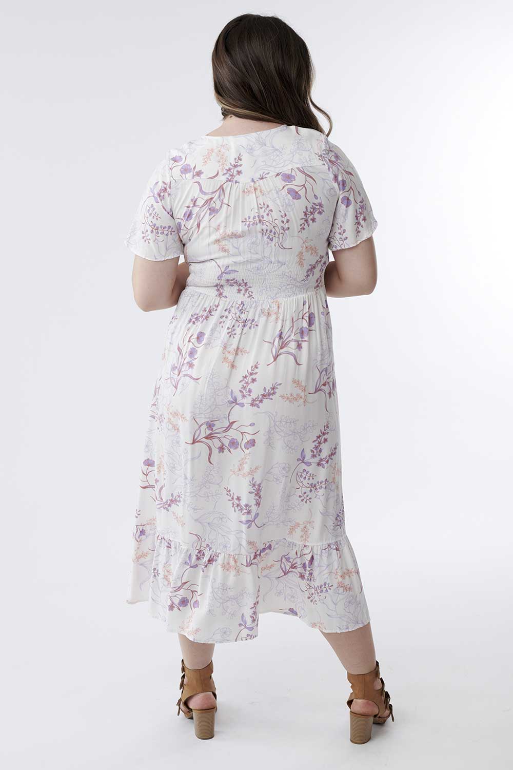She is Gorgeous Floral Smocked Dress