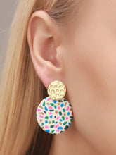 Rainbow Circle Multicolored Earrings