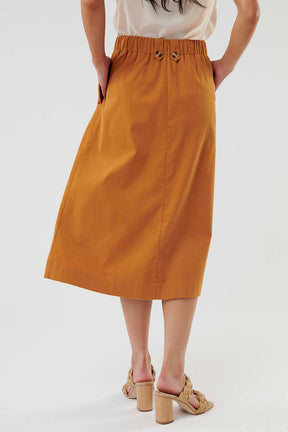 Time To Have Fun Pleated Midi Skirt